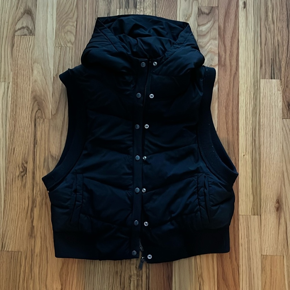 Free people hooded button vest